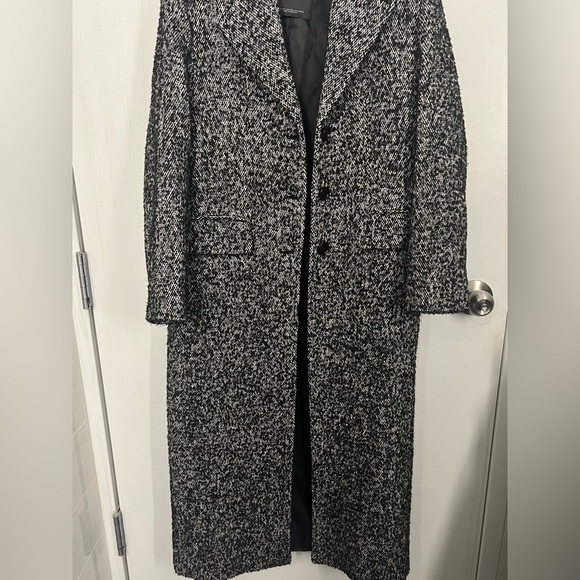 Pernille Teisbaek x Mango - Flecked Wool-Blend Coat, XS - Picture 2 of 4